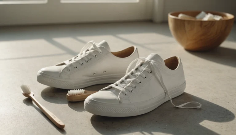 nettoyer sneakers blanche