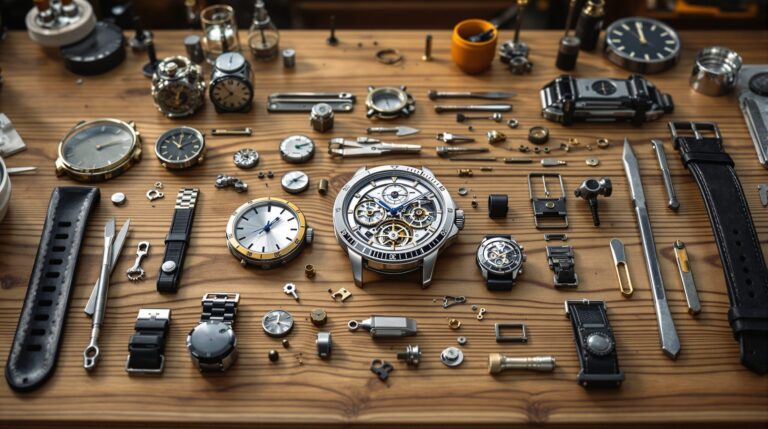 composant d une montre