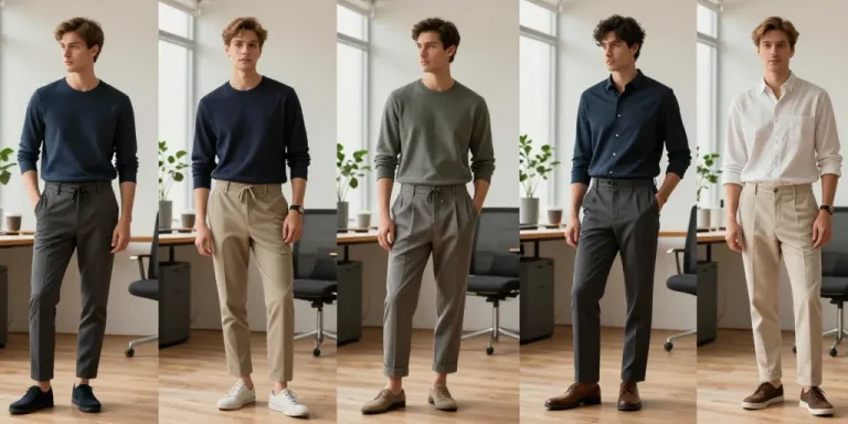 pantalon avec cordon de serrage homme