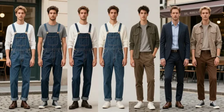 salopette homme style