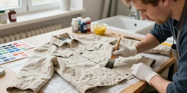 teindre une veste